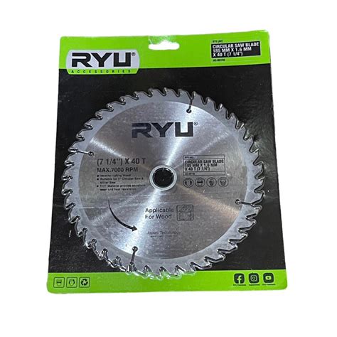 Jual Mata Circular Saw Inch Ryu Mata Potong Kayu Shopee Indonesia