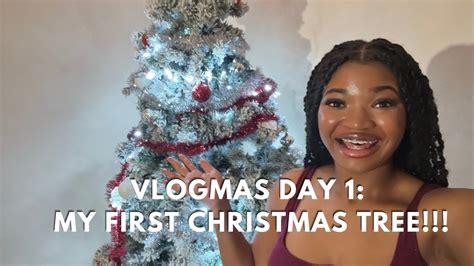 Getting My First Christmas Tree Vlogmas Day 1 Youtube