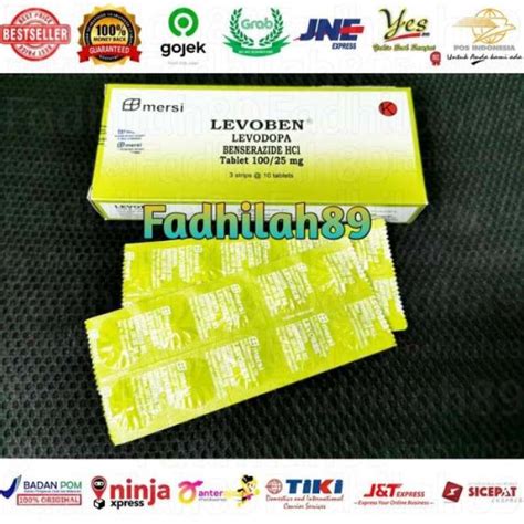 jual levoben levodopa  mg benserazide  mg box  tablet