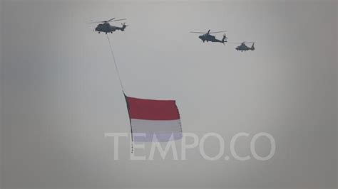 Atraksi Jet F Dan Helikopter Saat Hut Kemerdekaan Ri Ke Foto