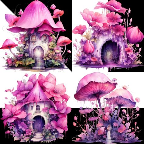 pixie hideout clipart enchanted pixie hideout secret fairy dwelling