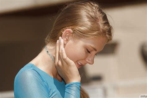 Adorable Blonde Teen Nola Berry Showing Off Her Gorgeous Boobs Porn Pictures XXX Photos Sex