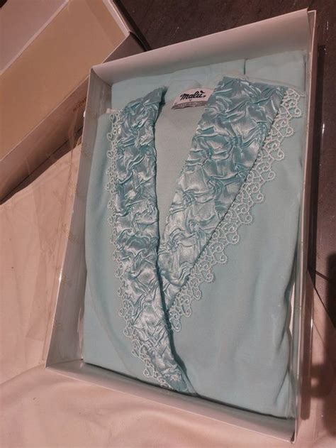 Malu Lingerie Morgenmantel Hellblau Türkis Kaufen auf Ricardo
