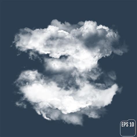 Premium Vector Set Of Realistic Clouds On A Transparent Background