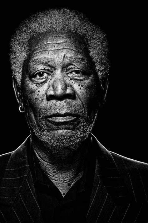 Morgan Freeman By Scott Mcdermott Uploaded By User Black And White