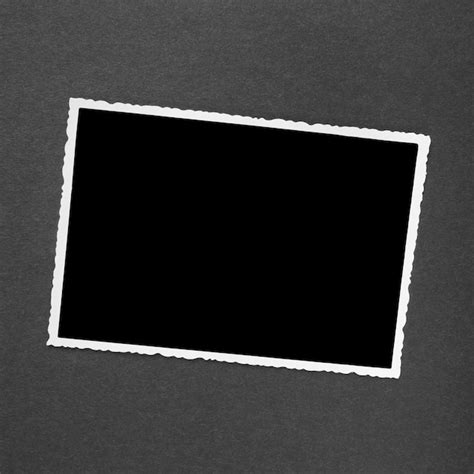 premium photo   view  blank photograph  table