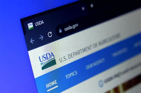USDA, United States US Department of Agriculture Editorial Stock Image ...