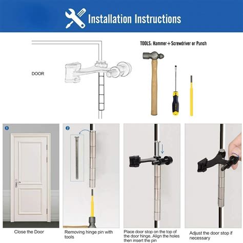 16 Pack Hinge Pin Door Stopper - VADANIA Hardware UK