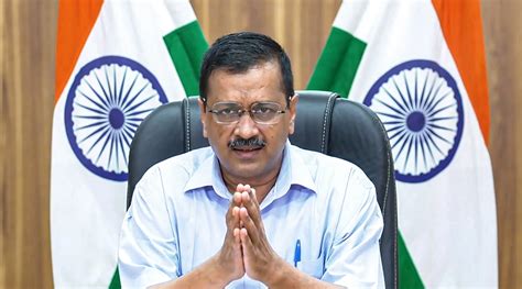 Kejriwal Rectified His Mistake Changed Flags In Press Conference