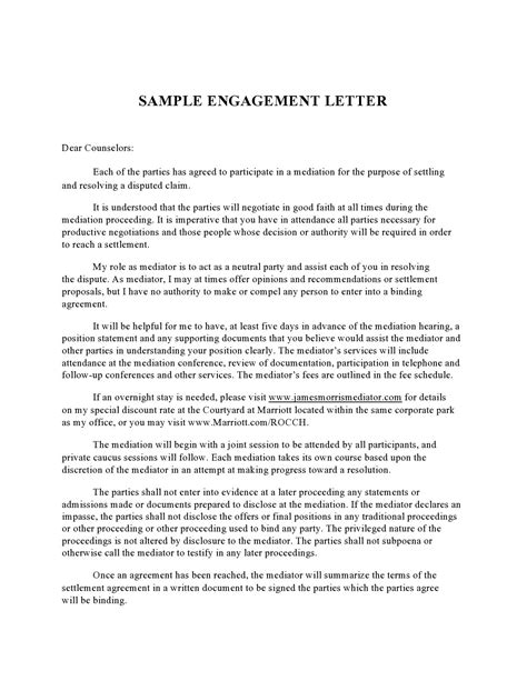 50 Editable Engagement Letter Templates Free Templatelab