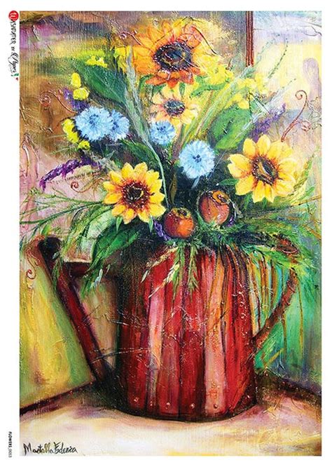 Indulge in Floral Beauty with Paper Designs Flowers 0053 from Decoupage ...