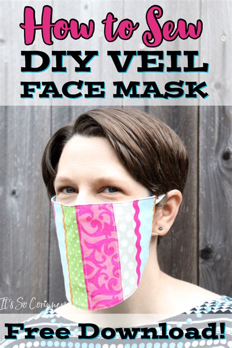 Need To Make A Face Mask Then Check Out My Free Diy Veil Face Mask