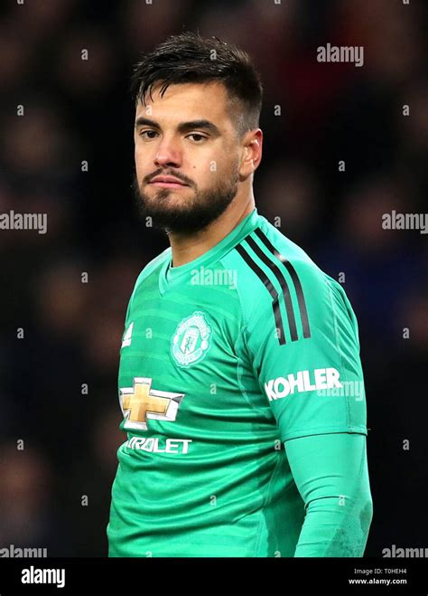 Manchester United goalkeeper Sergio Romero Stock Photo - Alamy