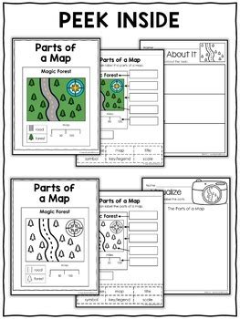 Label Parts Of A Map Worksheet