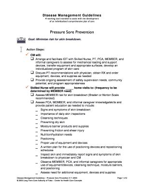 Fillable Online Disease Management Guidelines Fax Email Print PdfFiller