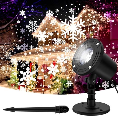 Amazon Proyector De Copo De Nieve De Navidad Proyecci N De Luces