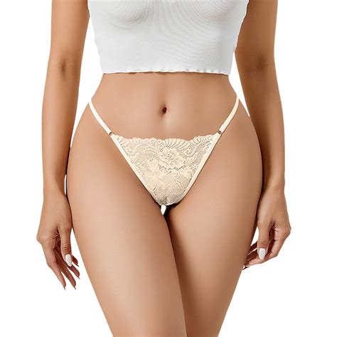 Lace Sexy Underwear Women Thong Plus Size Elegant Lingerie With Strappy