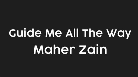 Guide Me Allah The Way Maher Zain Cover Youtube