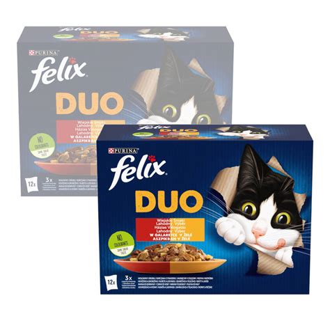 Purina Felix Fantastic Duo Mokra Karma Dla Kota X G Wiejskie Smaki W