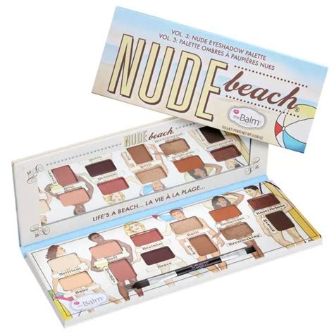 Paleta Nude Beach The Balm Lacre Makeup