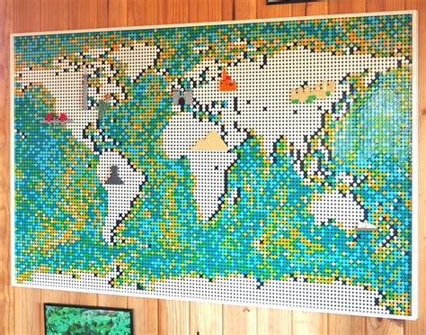 Customizing the LEGO Art World Map Mosaic