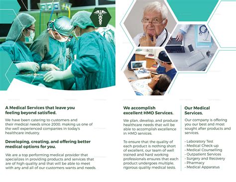 Medical Bi-Fold Brochure Design Template in PSD, Word, Publisher