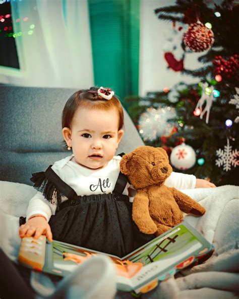 Christmas Photography Christmas Baby High Chair Album Decor