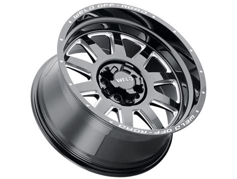 Weld Off Road Milled Gloss Black Stealth Wheel W10202017475 Realtruck