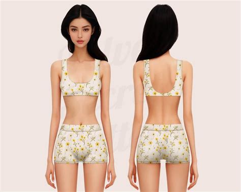 Bikini Swimsuit Sewing Pattern Digital Pdf Plus Sizes Xxs To Xxl