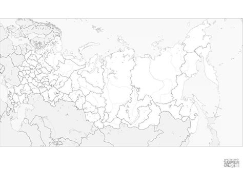Контурная карта население россии распечатать - 93 фото