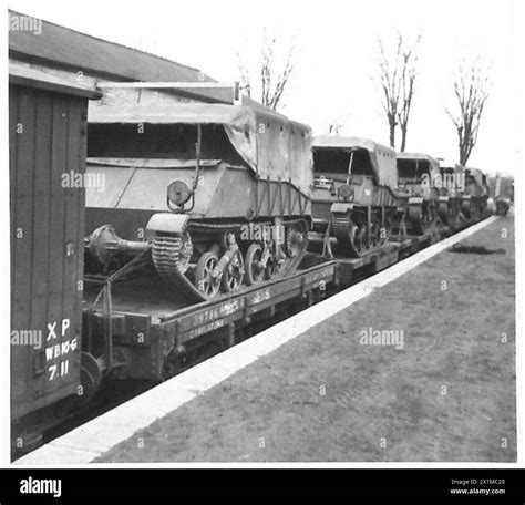 Preparations For Second Front An Armoured Brigade S Movement Training Complete Train Load Of