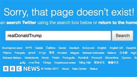 Twitter Employee Deactivated Trump Account On Last Day Bbc News