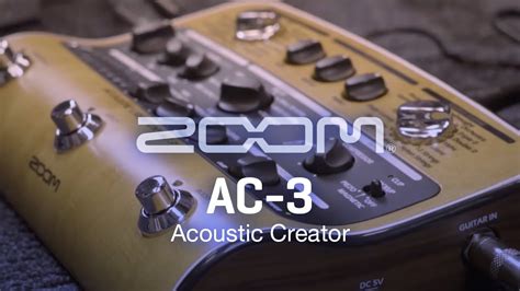 Zoom AC-3 Acoustic Creator процессор эффектов для акустической гитары ...
