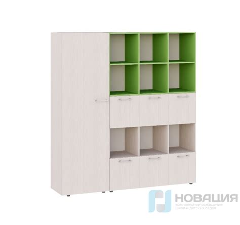 Шкаф с ячейками Leader (Лидер), 1800х450х1990 мм: купить для школ и ДОУ ...