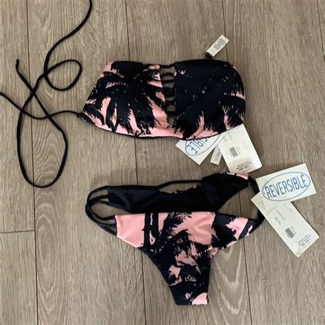 Water Glamour Swim Water Glamour Reversible Bikini Set Poshmark