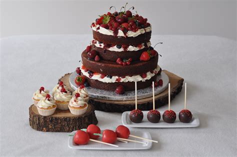 Bolos Por Gosto Naked Cake De Frutos Vermelhos