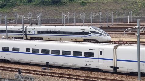 Crh2a 2258crh2a 2436 D2362次深圳北站 南昌西站crh1a A 1238 D2411次福州南站 東莞南站駛