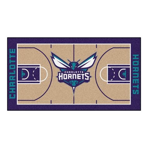 Charlotte Hornets Nba Basketball Court Large Runner Dragon Sports