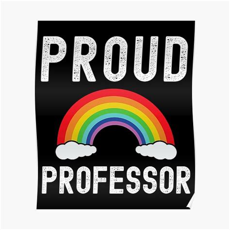 P Ster Profesor Orgulloso Profesor Gay Profesor Del Orgullo Gay Educador Gay Profesor