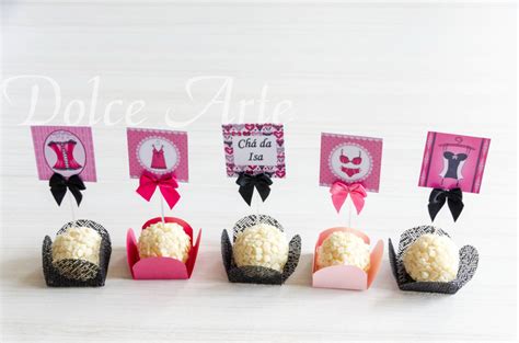 Ch De Panela Ch De Lingerie Ch Bar Dolce Arte Doces Finos