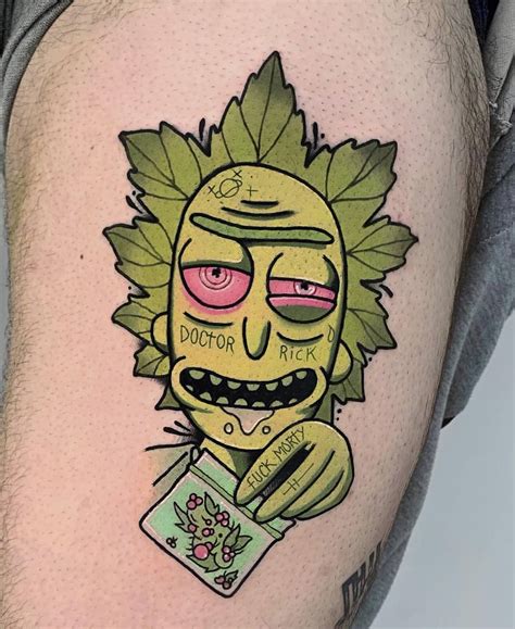 50 Ideias De Tattoo Rick And Morty Bilarasa