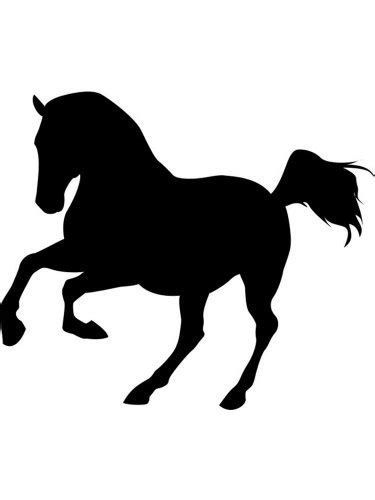Pferde schablonen herunterladen und ausdrucken