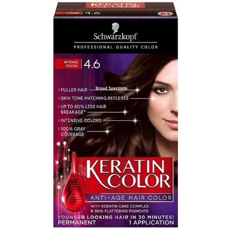 Schwarzkopf Keratin Color Anti Age Hair Color Intense Cocoa Ea