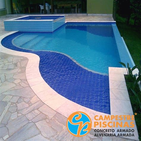 Pisos Para Piscina Azul - Piso para Piscina Azul - Campestre Piscinas