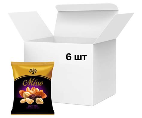 Микс Misso Light Mix орехи и изюм 6х60 г - цена в Украине от coffeeok ...