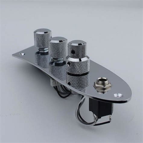 Prewired Jazz Bass Style Control Plate Reverb