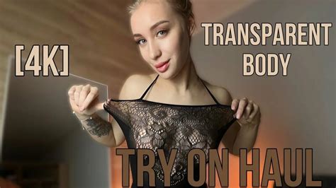 See Through Try On Haul Transparent Lingerie And Clothes