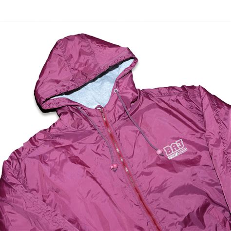 Vintage Hooded Coach Jacket Xlarge Double Double Vintage