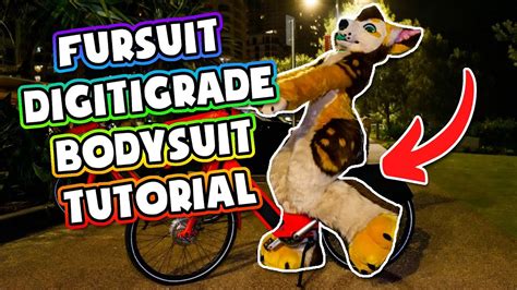 Fursuit Digitigrade Bodysuit Tutorial With Zip Onoff Tail And Feet