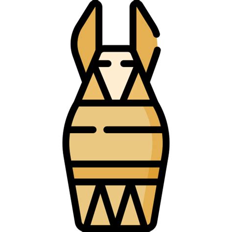Canopic Jar Special Lineal Color Icon